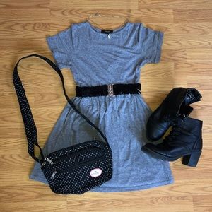 Heather Gray Skater Dress